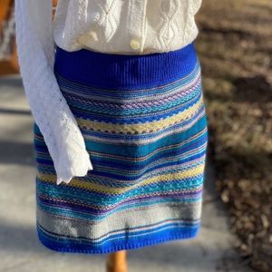 Mossimo for Target Knit Mini Skirt Stretch Boho